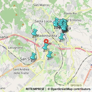 Mappa Strada Bellocchio S. Faustino, 06128 Perugia PG, Italia (1.95)