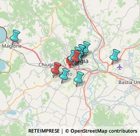 Mappa Strada Bellocchio S. Faustino, 06128 Perugia PG, Italia (4.21833)