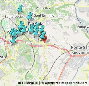 Mappa Via Piscille, 06126 Perugia PG, Italia (1.93667)