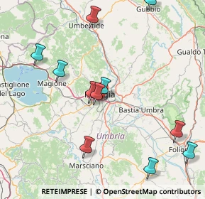 Mappa Via Piscille, 06126 Perugia PG, Italia (19.07091)