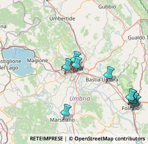 Mappa Via Piscille, 06126 Perugia PG, Italia (22.23083)