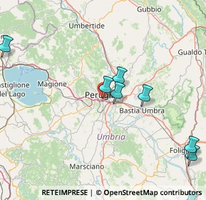 Mappa Via Piscille, 06126 Perugia PG, Italia (35.515)