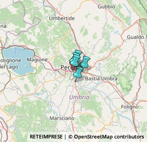 Mappa Via Piscille, 06126 Perugia PG, Italia (40.44)