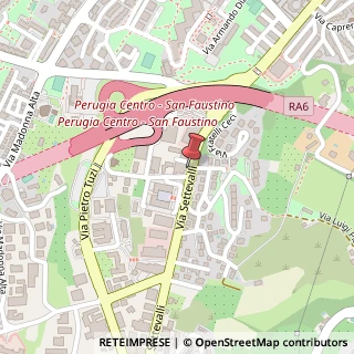 Mappa Via Settevalli, 131, 06129 Perugia, Perugia (Umbria)