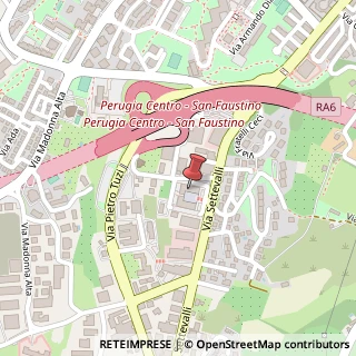 Mappa Via Settevalli, 131, 06129 Perugia, Perugia (Umbria)