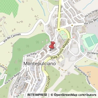 Mappa Via di Gracciano nel Corso, 65, 53045 Montepulciano, Siena (Toscana)