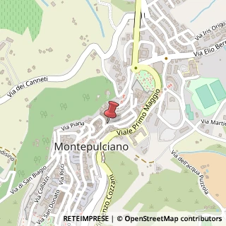Mappa Via di Gracciano nel Corso, 57, 53045 Montepulciano, Siena (Toscana)
