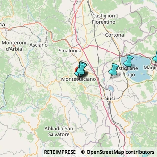 Mappa Via di Ciliano, 53045 Montepulciano SI, Italia (26.245)