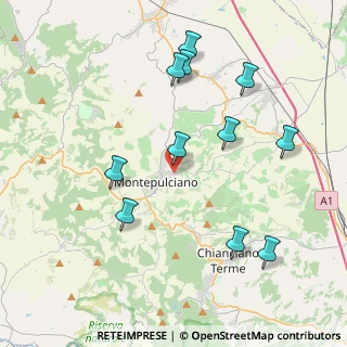 Mappa Via di S. Martino, 53045 Montepulciano SI, Italia (4.38636)