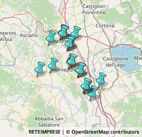 Mappa Via di S. Martino, 53045 Montepulciano SI, Italia (10.37)
