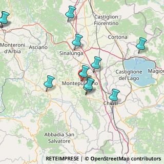 Mappa Via di S. Martino, 53045 Montepulciano SI, Italia (18.52636)