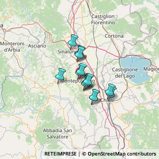 Mappa Via di S. Martino, 53045 Montepulciano SI, Italia (8.53333)