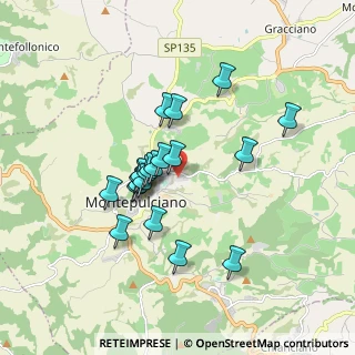 Mappa Via di S. Martino, 53045 Montepulciano SI, Italia (1.503)