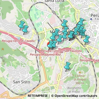 Mappa Via Beata Angela da Foligno, 06128 Perugia PG, Italia (1.004)