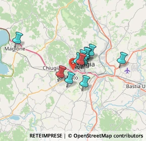 Mappa Via Beata Angela da Foligno, 06128 Perugia PG, Italia (4.36833)