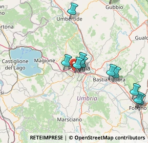 Mappa Via Beata Angela da Foligno, 06128 Perugia PG, Italia (17.40636)