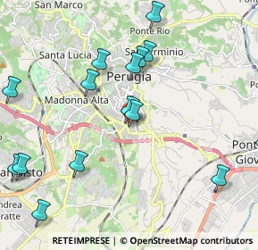 Mappa Via S. Tommaso d'Aquino, 06121 Perugia PG, Italia (2.514)