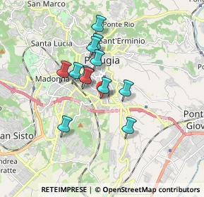 Mappa Via S. Tommaso d'Aquino, 06121 Perugia PG, Italia (1.3875)