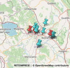 Mappa Via S. Tommaso d'Aquino, 06121 Perugia PG, Italia (8.70643)