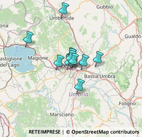 Mappa Via S. Tommaso d'Aquino, 06121 Perugia PG, Italia (8.15)