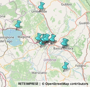 Mappa Via S. Tommaso d'Aquino, 06121 Perugia PG, Italia (9.96083)