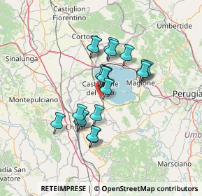 Mappa Z.I.LACAIOLI, 06061 Castiglione del Lago PG, Italia (10.851)