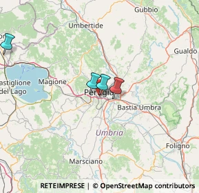 Mappa Via Niccolò Machiavelli, 06121 Perugia PG, Italia (45.494)