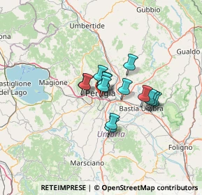 Mappa Via Niccolò Machiavelli, 06121 Perugia PG, Italia (8.68857)