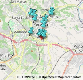 Mappa Via Niccolò Machiavelli, 06121 Perugia PG, Italia (1.49133)