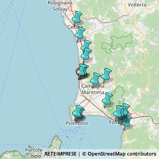 Mappa Via Parini, 57027 San Vincenzo LI, Italia (16.53684)