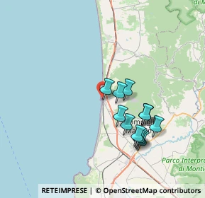 Mappa Via S. Francesco, 57027 San Vincenzo LI, Italia (6.82846)