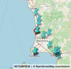 Mappa Via San Francesco, 57027 San Vincenzo LI, Italia (16.26889)