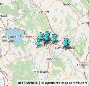 Mappa Via F. Baracca, 06128 Perugia PG, Italia (6.10583)