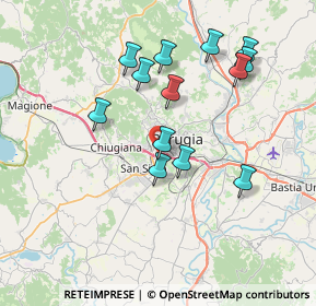 Mappa 06128 Perugia PG, Italia (7.32538)