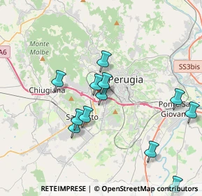 Mappa 06128 Perugia PG, Italia (3.89833)