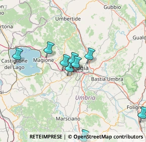 Mappa 06128 Perugia PG, Italia (27.88125)