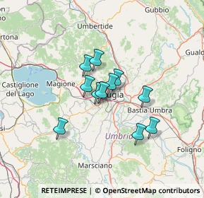 Mappa 06128 Perugia PG, Italia (9.55273)