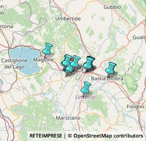 Mappa 06128 Perugia PG, Italia (7.33786)