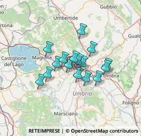 Mappa 06128 Perugia PG, Italia (9.60688)