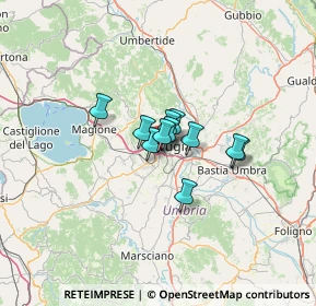 Mappa 06128 Perugia PG, Italia (6.95909)