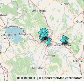 Mappa 06128 Perugia PG, Italia (7.45182)
