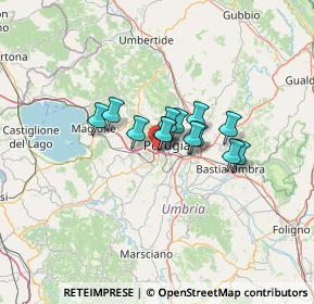 Mappa 06128 Perugia PG, Italia (7.96615)