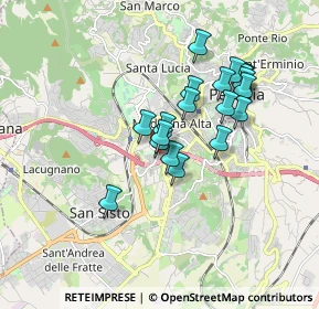 Mappa 06128 Perugia PG, Italia (1.542)