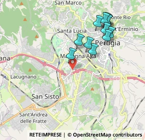 Mappa 06128 Perugia PG, Italia (2.09917)