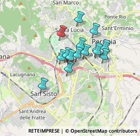 Mappa 06128 Perugia PG, Italia (1.29933)