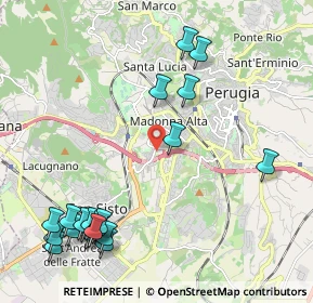 Mappa 06128 Perugia PG, Italia (2.774)