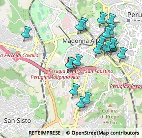 Mappa 06128 Perugia PG, Italia (1.021)