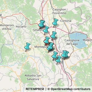 Mappa Via di San Martino, 53045 Montepulciano SI, Italia (10.5485)