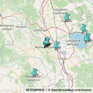 Mappa Via di San Martino, 53045 Montepulciano SI, Italia (13.93455)