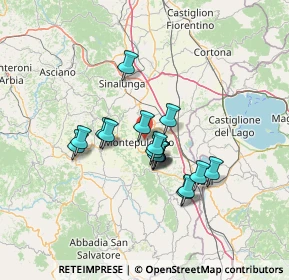 Mappa Via di San Martino, 53045 Montepulciano SI, Italia (10.60353)